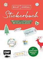 Bullet Journal - Stickerbuch Merry Christmas: 700 weihnachtliche Schmuckelemente
