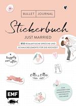Bullet Journal - Stickerbuch Just married