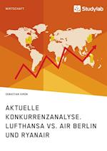 Aktuelle Konkurrenzanalyse. Lufthansa vs. Air Berlin und Ryanair