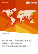 Das Imparitätsprinzip Und Seine Stellung Im Deutschen Handelsrecht