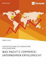 Was macht E-Commerce-Unternehmen erfolgreich? Eine kritische Analyse strategischer Erfolgsfaktoren