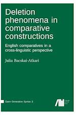 Deletion Phenomena in Comparative Constructions