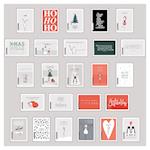 25 handgemachte Weihnachtskarten Teil 1
