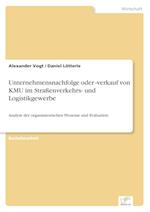 Unternehmensnachfolge oder -verkauf von KMU im Straßenverkehrs- und Logistikgewerbe