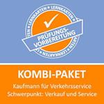 Kombi-Paket Kauffrau für Verkehrsservice Schwerpunkt Verkauf und Service Lernkarten