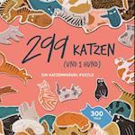 299 Katzen (und 1 Hund). Puzzle 300 Teile