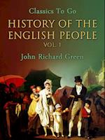 History of the English People, Vol. 1