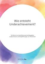 Wie entsteht Underachievement? Verfahren zur Identifizierung hochbegabter Underachiever und Empfehlungen zur Prävention