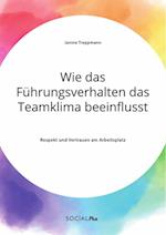 Wie das Führungsverhalten das Teamklima beeinflusst. Respekt und Vertrauen am Arbeitsplatz