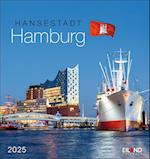 Hansestadt Hamburg Postkartenkalender 2025