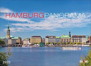 Hamburg Panorama Postkartenkalender 2025