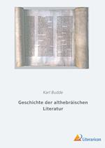 Geschichte der althebräischen Literatur