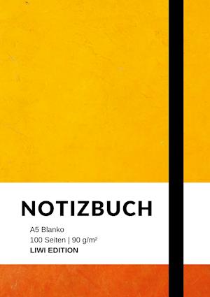 Notizbuch A5 blanko - 100 Seiten 90g/m² - Soft Cover - FSC Papier