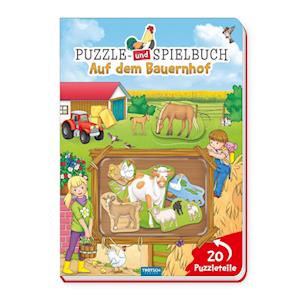 Trötsch Puzzle- und Spielbuch Auf dem Bauernhof