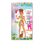 Trötsch Malbuch mit Schablonen und Stickern Mein Style Holiday