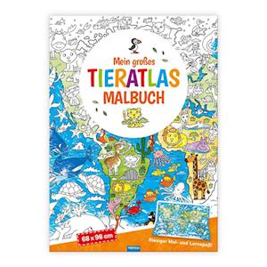 Trötsch Malbuch Mein großes Tieratlas Malbuch