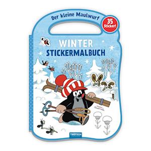 Trötsch Der kleine Maulwurf Winter-Stickermalbuch