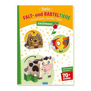 Trötsch Bastelbuch Bunte Falt- und Basteltiere - Bauernhof