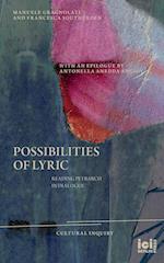 Possibilities of Lyric: Reading Petrarch in Dialogue 