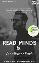 Read Minds & Learn to Know People : Learn body language voice-skills manipulation & techniques, recognize the power of rhetoric, use non-violent communication psychology & profiling