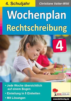 Wochenplan Rechtschreibung / Klasse 4