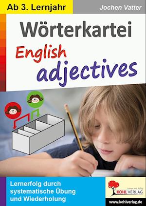 Wörterkartei English adjectives
