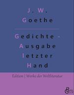 Gedichte - Ausgabe letzter Hand