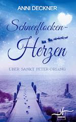 Schneeflockenherzen über Sankt Peter-Ording