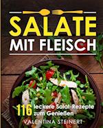 Salate mit Fleisch