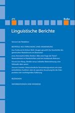 Linguistische Berichte Heft 273