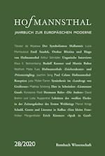 Hofmannsthal - Jahrbuch zur Europäischen Moderne