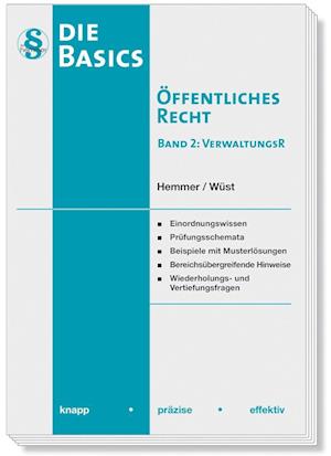 Die Basics Öffentliches Recht - Band 2 Verwaltungsrecht