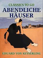 Abendliche Häuser