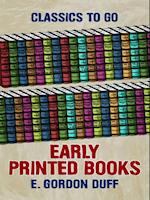 Early Printed Books