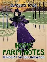 Hope Farm Notes