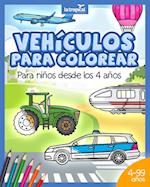 Vehículos para colorear para niños desde los 4 años