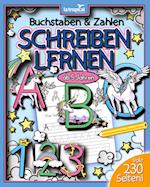 Buchstaben und Zahlen schreiben lernen ab 5 Jahren