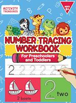 Number Tracing Workbook For Preschoolers And Toddlers