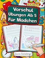 Vorschule Übungsheft Ab 5 Für Mädchen