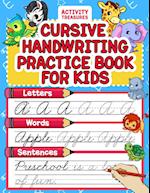 Cursive Handwriting Practice Book For Kids