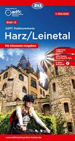 Harz - Leinetal, ADFC Radtourenkarte
