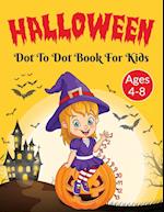 Halloween Dot to Dot Activity Book for Kids 4-8 Years Old