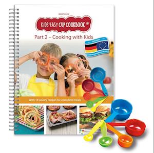 Kids Easy Cup Cookbook: Cooking with Kids (Part 2), Cooking box set incl. 5 colorful measuring cups