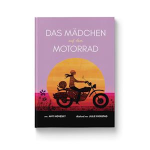 Das Mädchen auf dem Motorrad