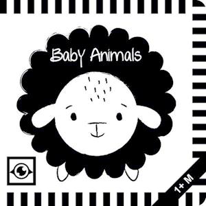 Baby Animals: Kontrastbuch für Babys mit Öffnungen · kontrastreiche Bilder angepasst an Babyaugen · Schwarz Weiß Buch für Neugeborene · Mein erstes Bilderbuch · Montessori Buch