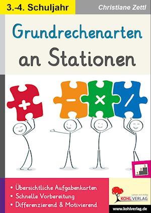 Grundrechenarten an Stationen / Klasse 3-4