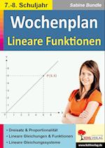Wochenplan Lineare Funktionen / Klasse 7-8