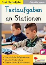 Textaufgaben an Stationen / Klasse 3-4