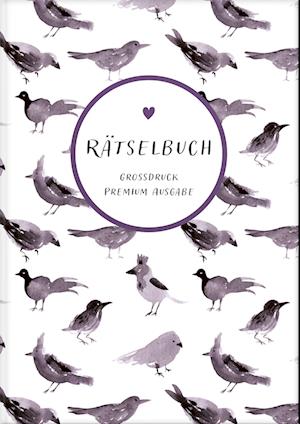 Deluxe Rätselbuch/Rätselblock mit extra großem Druck für Erwachsene und Senioren in DIN A4.