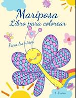 Libro para colorear de mariposas para niños